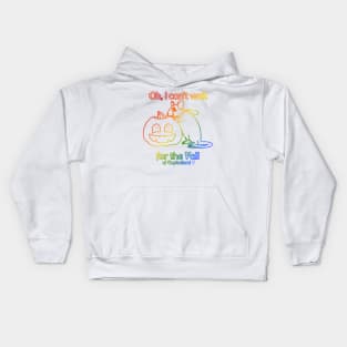 Can't Wait for the Fall (of Capitalism) (Rainbow Version) Kids Hoodie